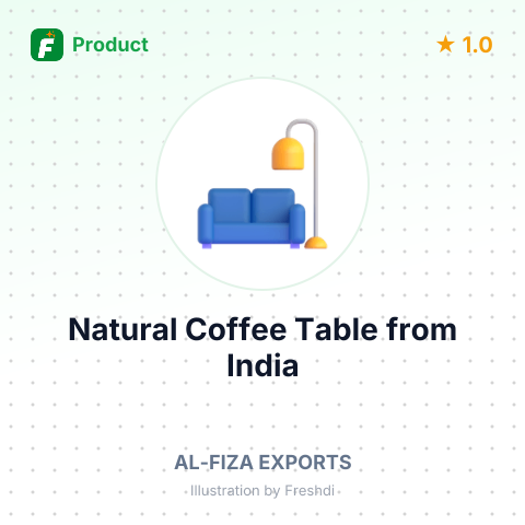Natural Coffee Table – summary card, no photo uploaded yet