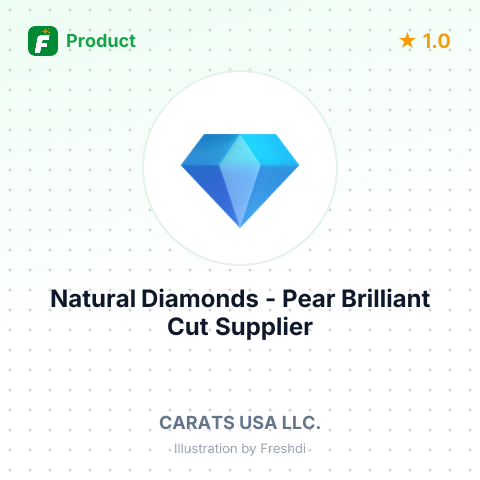 Natural Diamonds - Pear Brilliant Cut – summary card, no photo uploaded yet