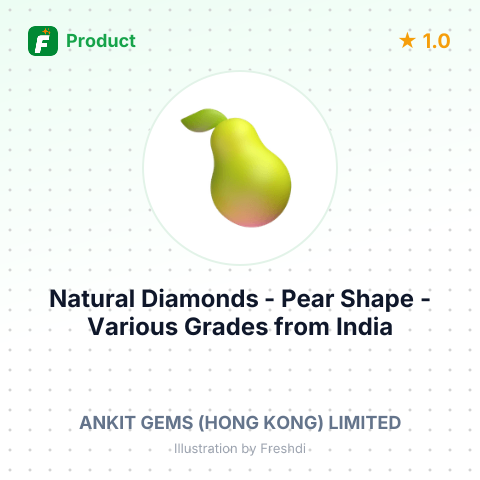 Natural Diamonds - Pear Shape - Various Grades – summary card, no photo uploaded yet