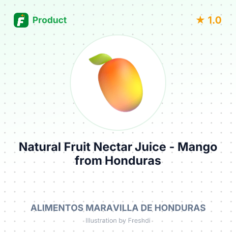 Natural Fruit Nectar Juice - Mango – summary card, no photo uploaded yet