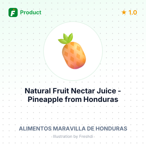 Natural Fruit Nectar Juice - Pineapple – summary card, no photo uploaded yet