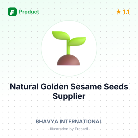 Natural Golden Sesame Seeds – summary card, no photo uploaded yet