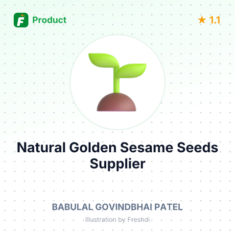 Natural Golden Sesame Seeds – summary card, no photo uploaded yet