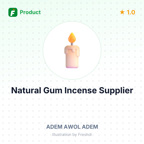 Natural Gum Incense – summary card, no photo uploaded yet