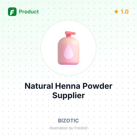 Natural Henna Powder – summary card, no photo uploaded yet