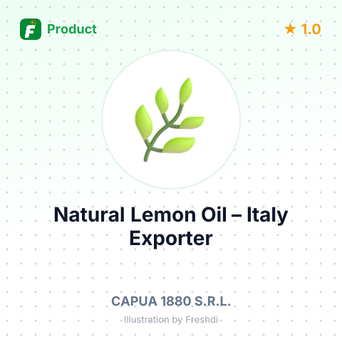 Natural Lemon Oil – summary card, no photo uploaded yet