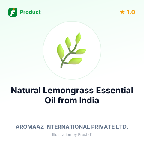 Natural Lemongrass Essential Oil – summary card, no photo uploaded yet
