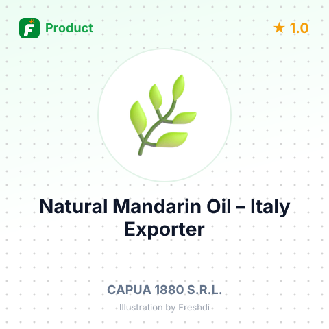 Natural Mandarin Oil – summary card, no photo uploaded yet