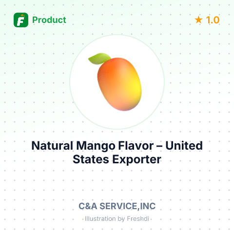Natural Mango Flavor – summary card, no photo uploaded yet