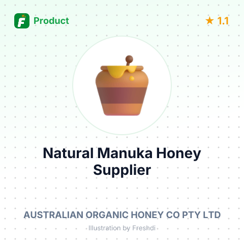 Natural Manuka Honey – summary card, no photo uploaded yet