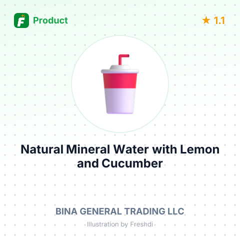 Natural Mineral Water with Lemon and Cucumber – summary card, no photo uploaded yet