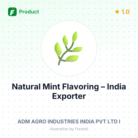 Natural Mint Flavoring – summary card, no photo uploaded yet