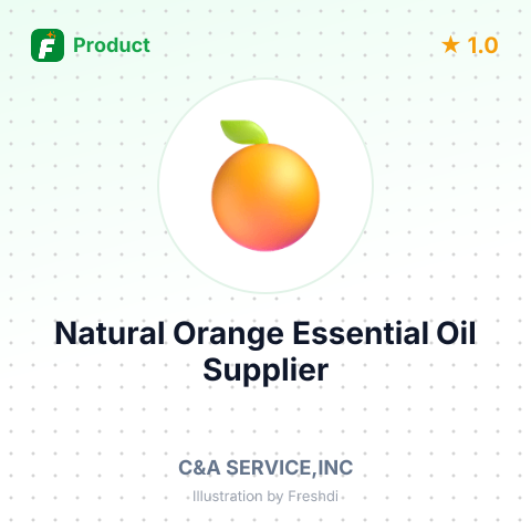 Natural Orange Essential Oil – summary card, no photo uploaded yet
