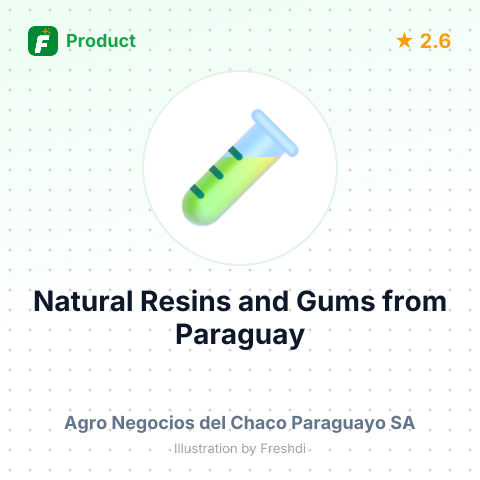 Natural Resins and Gums – summary card, no photo uploaded yet