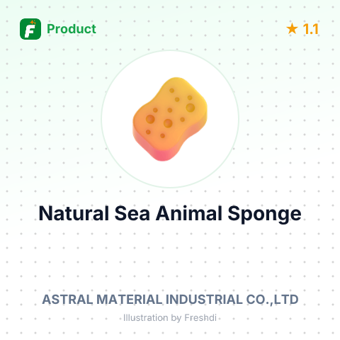 Natural Sea Animal Sponge – summary card, no photo uploaded yet
