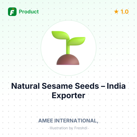 Natural Sesame Seeds – summary card, no photo uploaded yet