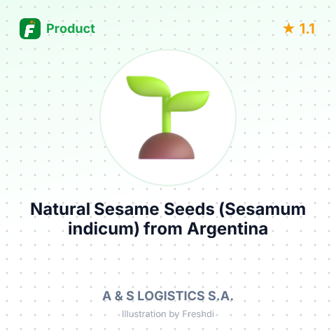 Natural Sesame Seeds (Sesamum indicum) – summary card, no photo uploaded yet