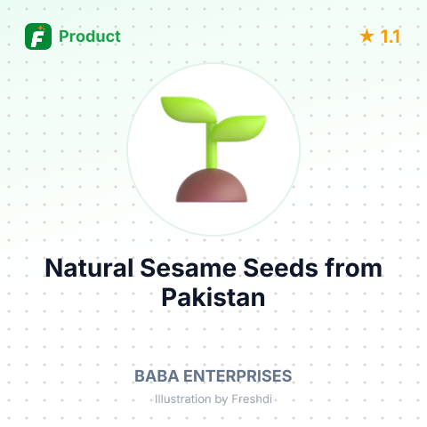 Natural Sesame Seeds – summary card, no photo uploaded yet
