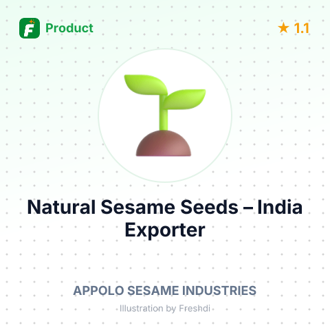 Natural Sesame Seeds – summary card, no photo uploaded yet