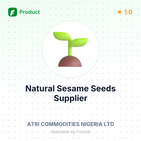 Natural Sesame Seeds – summary card, no photo uploaded yet