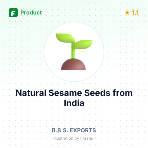 Natural Sesame Seeds – summary card, no photo uploaded yet