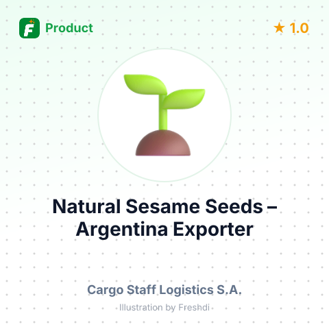Natural Sesame Seeds – summary card, no photo uploaded yet