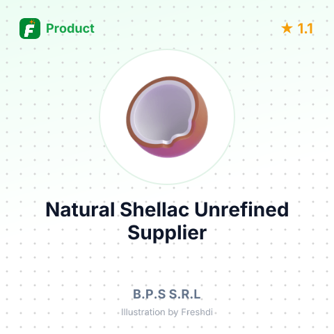Natural Shellac, Unrefined – summary card, no photo uploaded yet