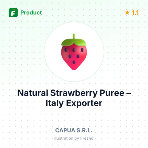 Natural Strawberry Puree – summary card, no photo uploaded yet