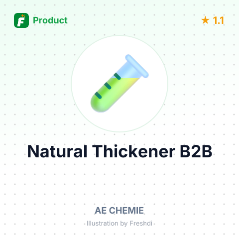 Natural Thickener for Cosmetics – summary card, no photo uploaded yet