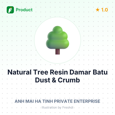 Natural Tree Resin Damar Batu Dust & Crumb – summary card, no photo uploaded yet