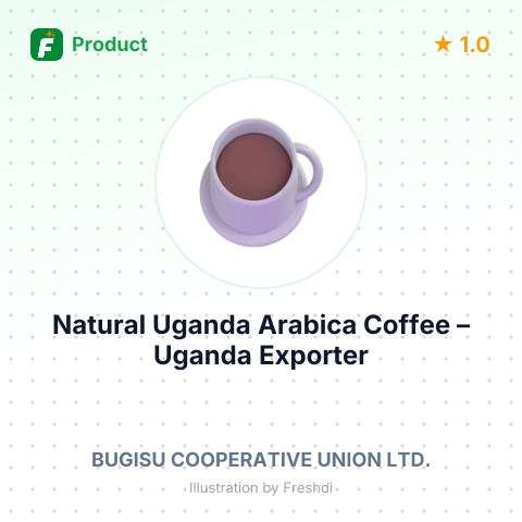 Natural Uganda Arabica Coffee – summary card, no photo uploaded yet