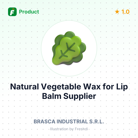 Natural Vegetable Wax for Lip Balm – product summary card, no photo uploaded yet
