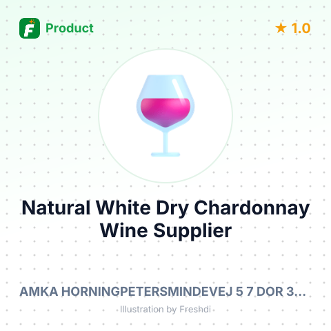 Natural White Dry Chardonnay Wine – summary card, no photo uploaded yet