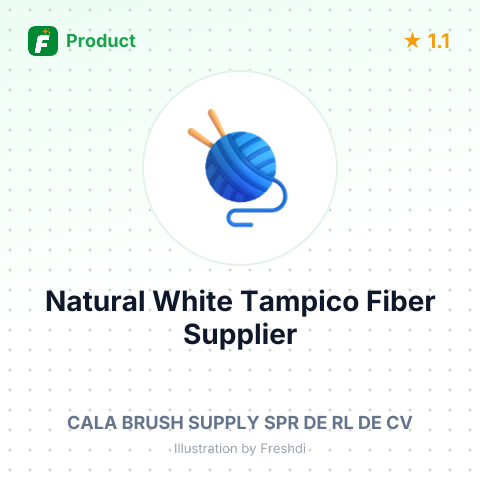 Natural White Tampico Fiber – summary card, no photo uploaded yet