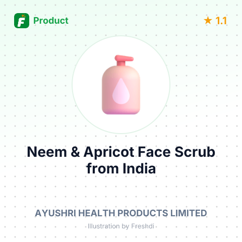 Neem & Apricot Face Scrub – summary card, no photo uploaded yet