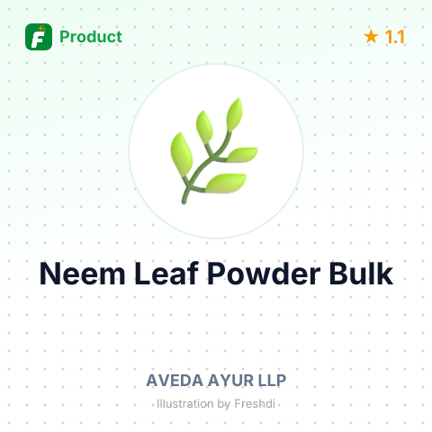 Neem Leaf Powder – summary card, no photo uploaded yet