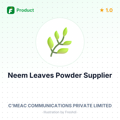 Neem Leaves Powder – summary card, no photo uploaded yet