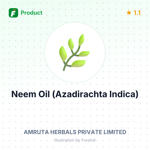 Neem Oil (Azadirachta Indica) – summary card, no photo uploaded yet