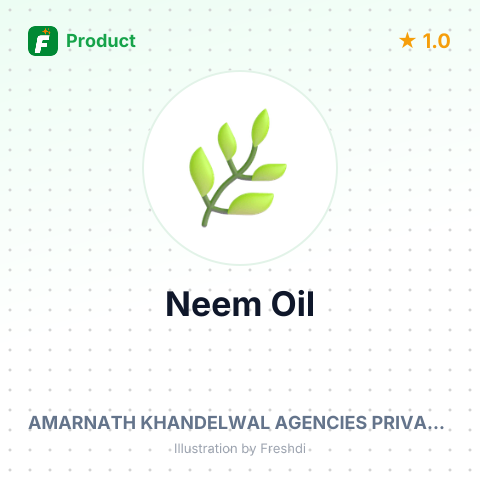 Neem Oil – summary card, no photo uploaded yet