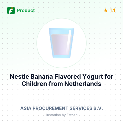 Nestle Banana Flavored Yogurt for Children – summary card, no photo uploaded yet