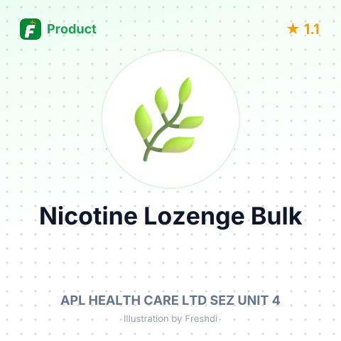 Nicotine Polacrilex Lozenge 2 mg Mint Flavor – summary card, no photo uploaded yet