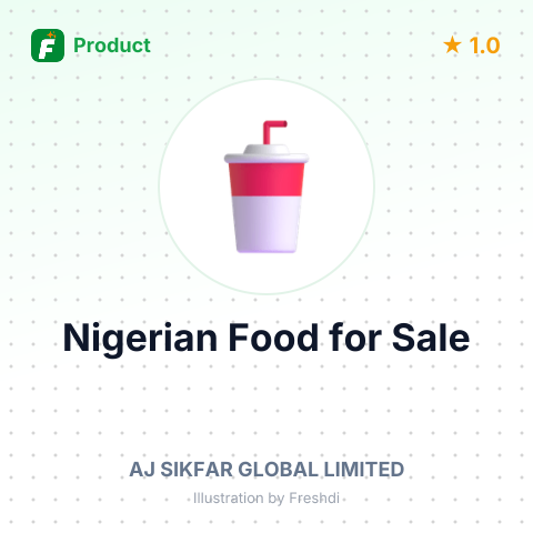 Nigerian Food Stuffs and Soft Drinks – summary card, no photo uploaded yet