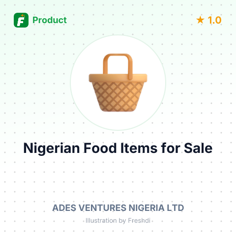 Nigerian Food Stuffs and Soft Drinks – summary card, no photo uploaded yet