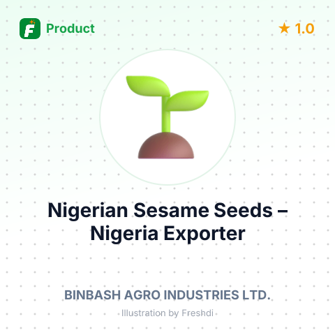 Nigerian Sesame Seeds – summary card, no photo uploaded yet