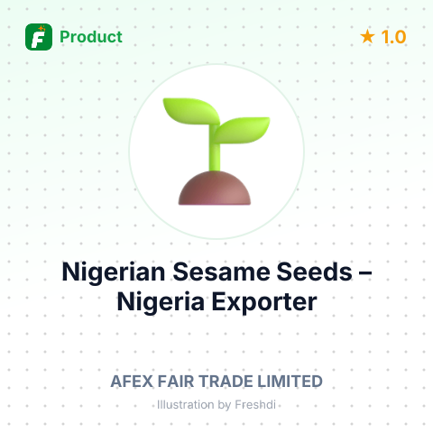 Nigerian Sesame Seeds – summary card, no photo uploaded yet