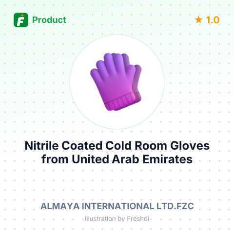Nitrile Coated Cold Room Gloves – summary card, no photo uploaded yet