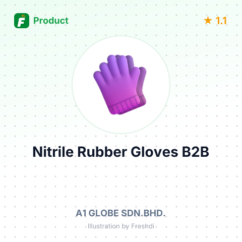 Nitrile Rubber Gloves for Seafood Industry – summary card, no photo uploaded yet