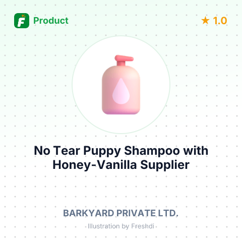 No Tear Puppy Shampoo with Honey-Vanilla – summary card, no photo uploaded yet