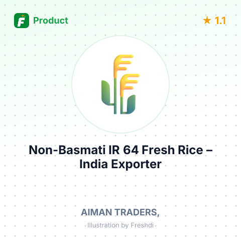 Non-Basmati IR 64 Fresh Rice – summary card, no photo uploaded yet