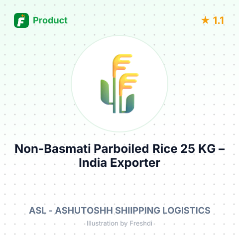Non-Basmati Parboiled Rice 25 KG – summary card, no photo uploaded yet